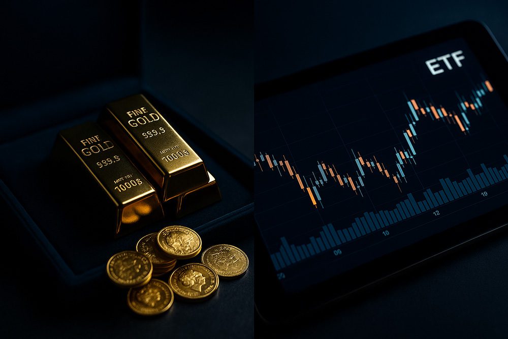 Physisch vs. ETC/ETF: So setzen Sie Edelmetalle richtig um